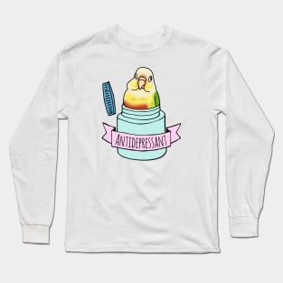 Antidepressant Pineapple Conure Long Sleeve T-Shirt